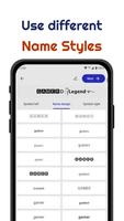 Nickname fire : name style app capture d'écran 2