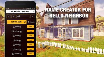 name creator - nickname stylish Affiche