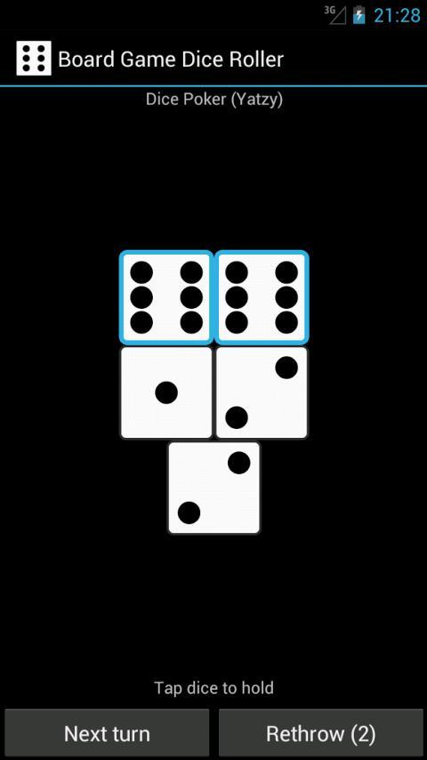 Игры с кубиками на андроид. Automatic dice Roller. Choosen by fare dice Roll.