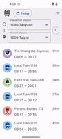 Taiwan railway schedule screenshot 1