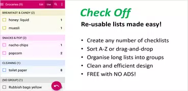 Check Off: Reusable checklists