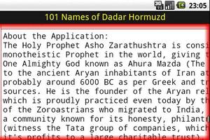 101 Names of Dadar Hormuzd скриншот 2