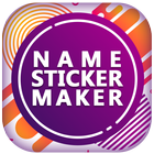Name Sticker Maker icône