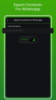 Export Contacts For WhatsApp screenshot 1