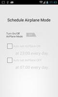 Schedule Airplane Mode Affiche