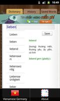 German Vietnamese Dictionary screenshot 1