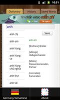 German Vietnamese Dictionary ภาพหน้าจอ 2