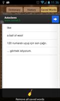 English Turkish Dictionary syot layar 3