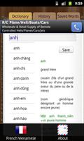 French Vietnamese Dictionary скриншот 2