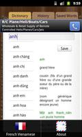 French Vietnamese Dictionary screenshot 2