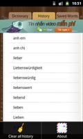 برنامه‌نما Dictionary German Vietnamese عکس از صفحه