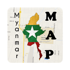 Myanmar Dawei Map 아이콘