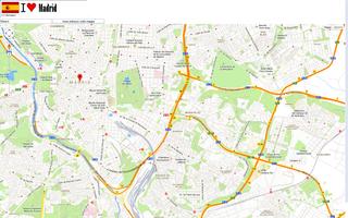 Madrid map capture d'écran 1