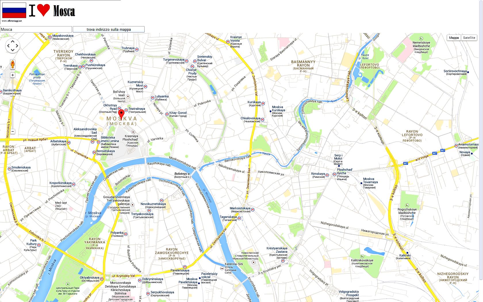 карта москвы улица тверская