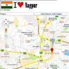 Nagpur map icône
