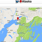 Alaska Map Zeichen