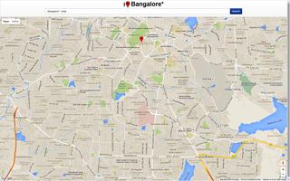 Bangalore Map اسکرین شاٹ 3