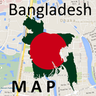 Bangladesh Jessore Map icône