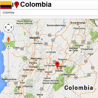 Bogota map ポスター