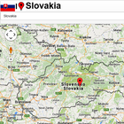 Bratislava map icône