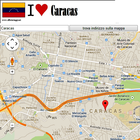 Caracas map ikona