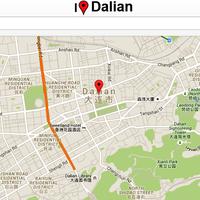 Dalian Map plakat