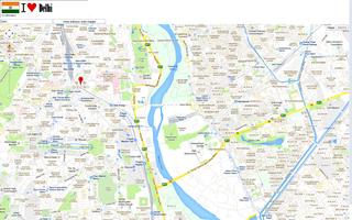 Delhi map imagem de tela 2