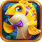 Fish king icon