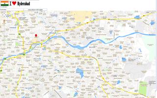 Hyderabad map capture d'écran 2