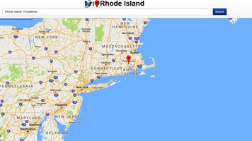 Rhode Island Map syot layar 2