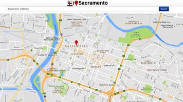 Sacramento Map capture d'écran 1
