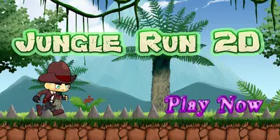 Jungle Run 2D Cartaz