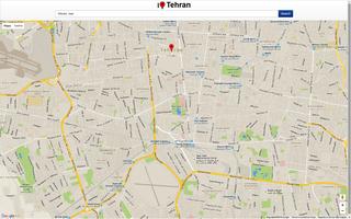 Tehran Map capture d'écran 3