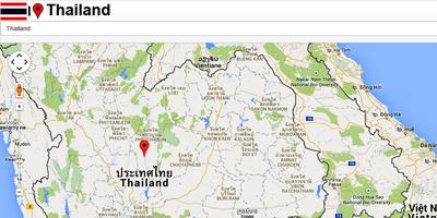Thailand Sukhothai Map penulis hantaran