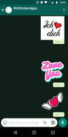💕 WAStickerApps I love you پوسٹر