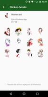 ♀ WAStickerApps Mulheres imagem de tela 1