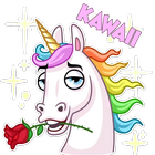 🦄 WAStickerApps Unicornio Kawaii simgesi