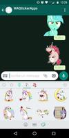 🦄 WAStickerApps Unicorn kawaii screenshot 1