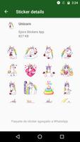 🦄 WAStickerApps 獨角獸卡哇伊 截图 2