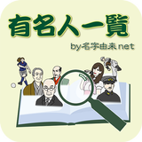 有名人一覧～日本の名字30万種の名字由来net公式アプリ আইকন