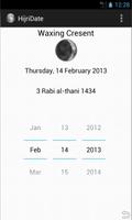 Islamic Hijri Date الملصق
