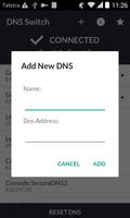 برنامه‌نما DNS Switch عکس از صفحه