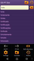 Spanish Portuguese dictionary capture d'écran 3