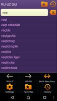 Russian Uzbek dictionary capture d'écran 3