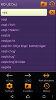 Korean Uzbek dictionary capture d'écran 3