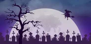 Animated Halloween weather bac