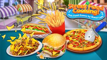 Street Food Cooking Games پوسٹر