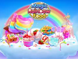 Magic Rainbow Unicorn Foods Affiche