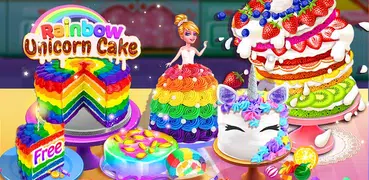 Unicorn Cake Cooking Games
