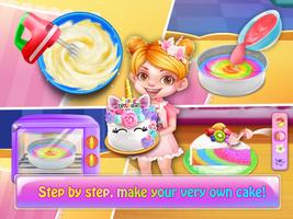 Unicorn Cake Cooking Games screenshot 1